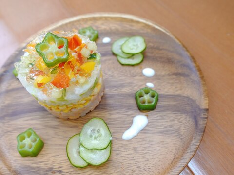 1歳にぴったり！華やかケーキご飯☆誕生日プレート♪